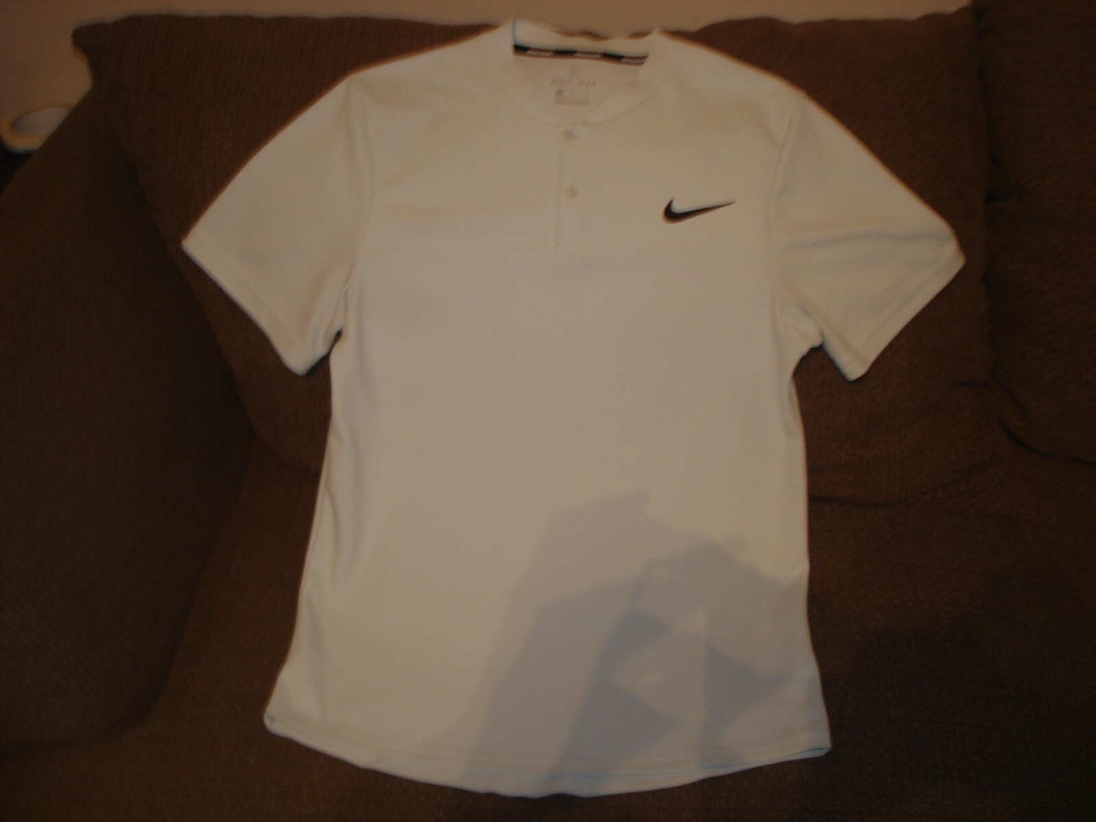 Nike Court Advantage Dri-Fit Henley Polo Men's Tennis Shirt 887501