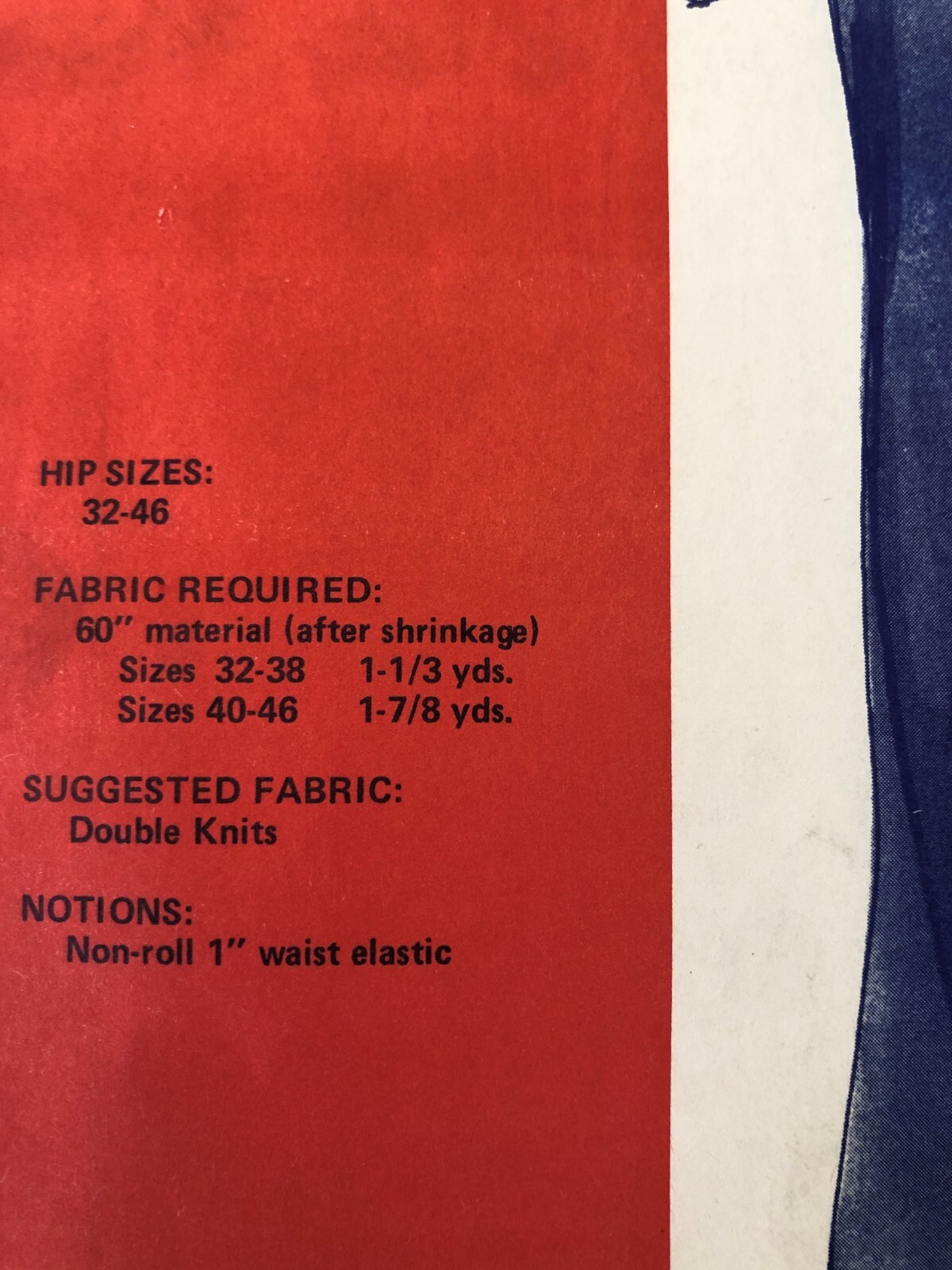 Vintage Jean Hardy Patterns Misses Flared Pants Sewing #350 Size 32-46