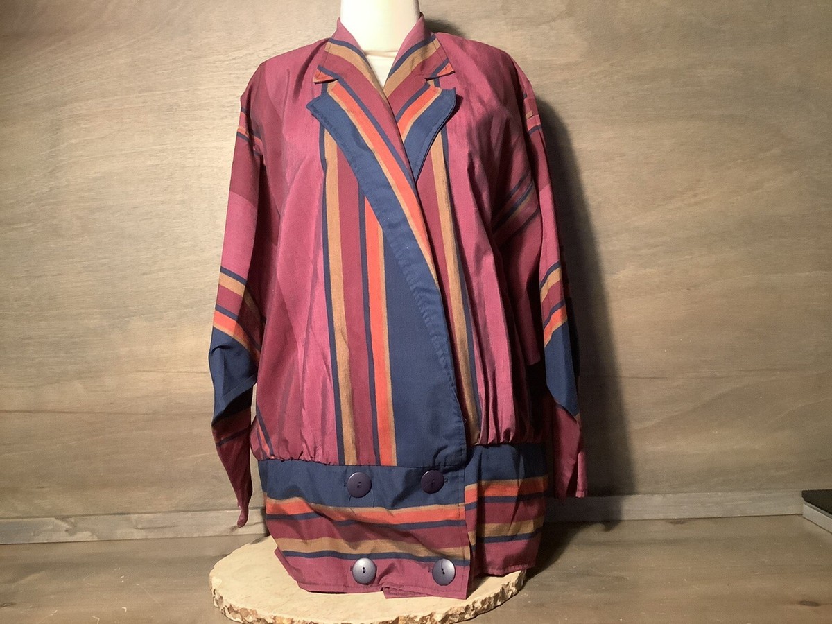 Especially Yours Women's VINTAGE LIGHTWEIGHT JACKET STRIPED SIZE