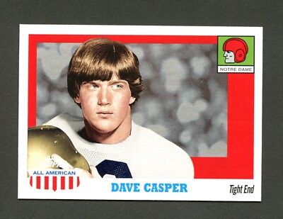 2005 Topps All American Dave Casper #10 ~ Notre Dame Fighting Irish ...