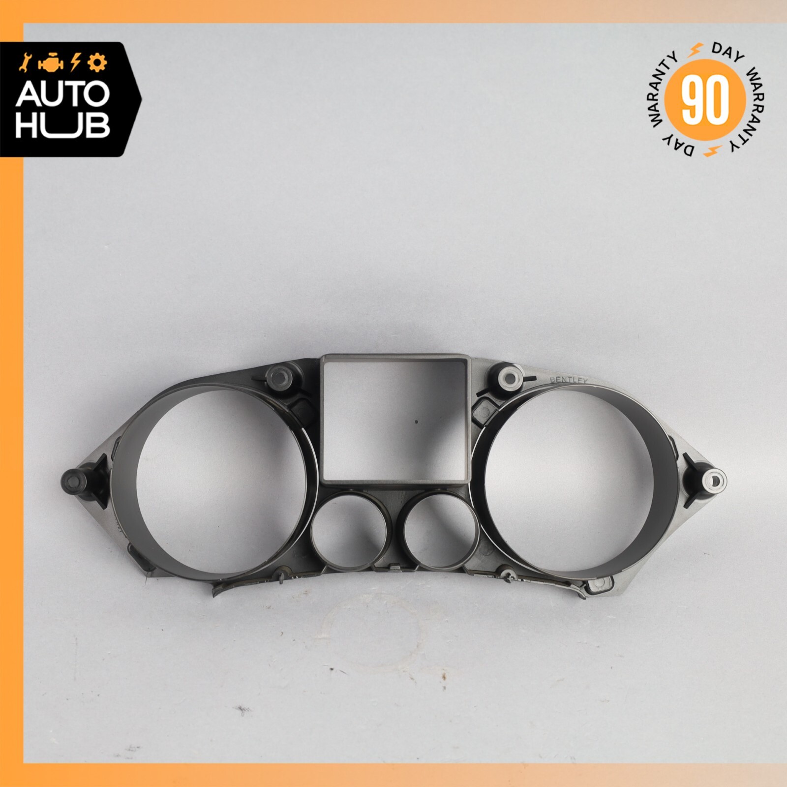 03-13 Bentley Continental GT GTC Instrument Cluster Speedometer Bezel Trim OEM