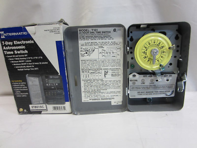 Intermatic Model T101  7-Day Manual Time Switch (C4)