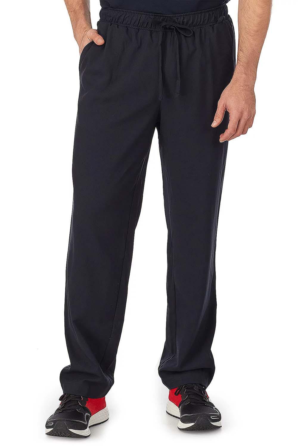 Мужские классические брюки-скрабы Cuddl Duds черного цвета 2990₽