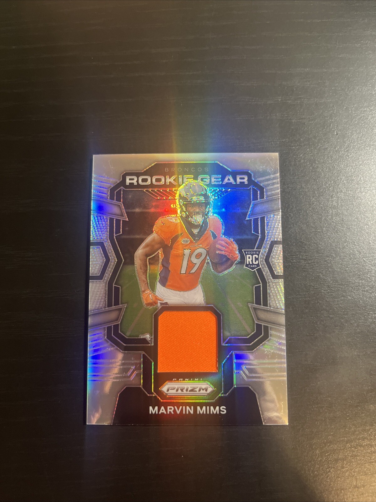 Marvin Mims Panini Prizm Rookie Gear #RGMMS Base
