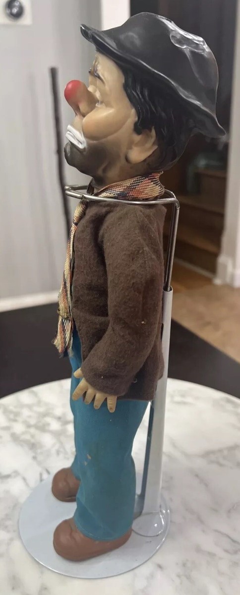Vintage 1950s Emmett Kelly Willie the Clown Hobo Doll