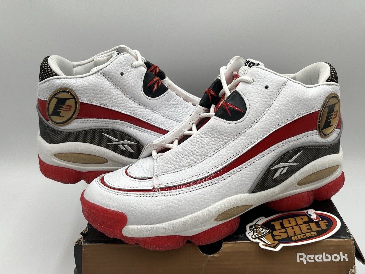 DS New Reebok The Answer DMX 1 OG Allen Iverson Size 8.5 White Red
