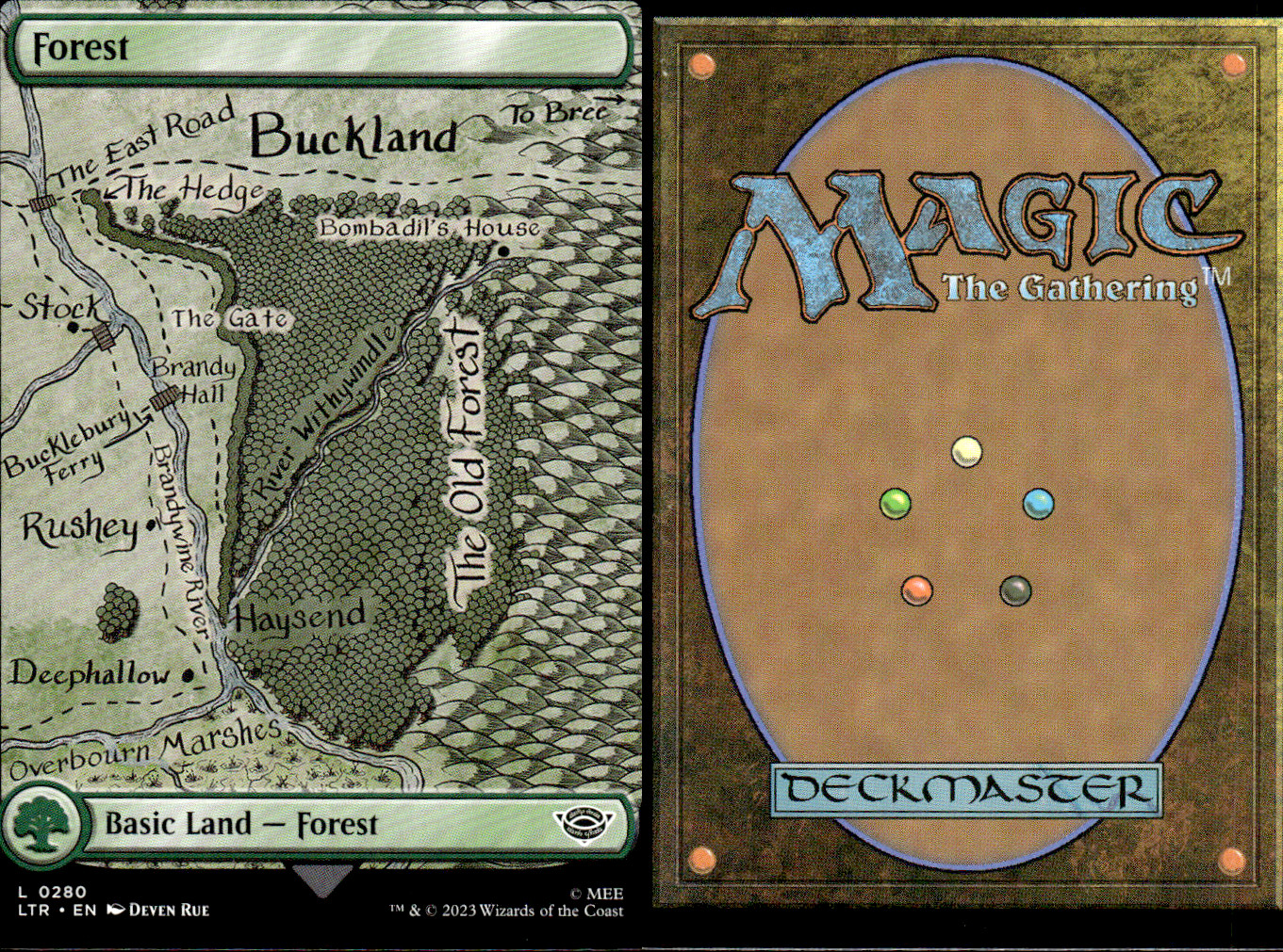 Magic the Gathering -MTG- Forest  L 0280