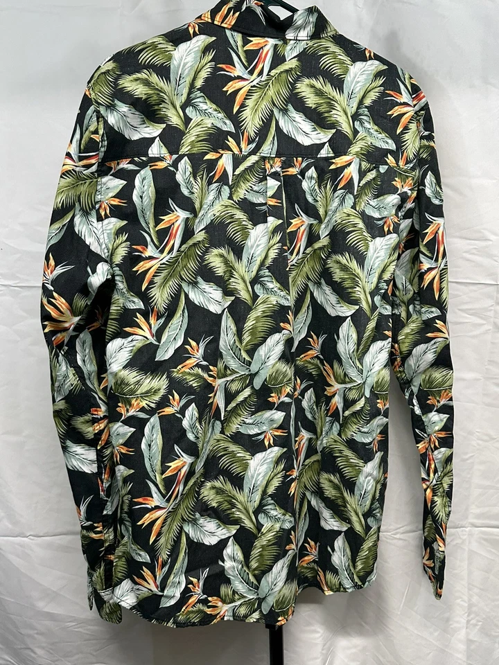 DC Shoes Camisa Hawaiana Para Hombres Abotonada Manga Corta Hawaiana Floral Talla Grande Foto 2 de 4