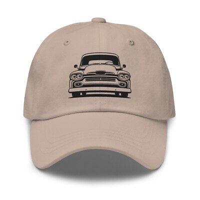 1958 Chevy Apache Vintage Truck Dad Hat   Retro Classic Pickup Cotton Twill Cap
