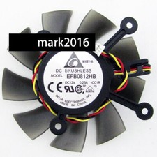 EFB0812HB DC 12V 0.25A 3-line GPU Heat Dissipation Cooling Fan