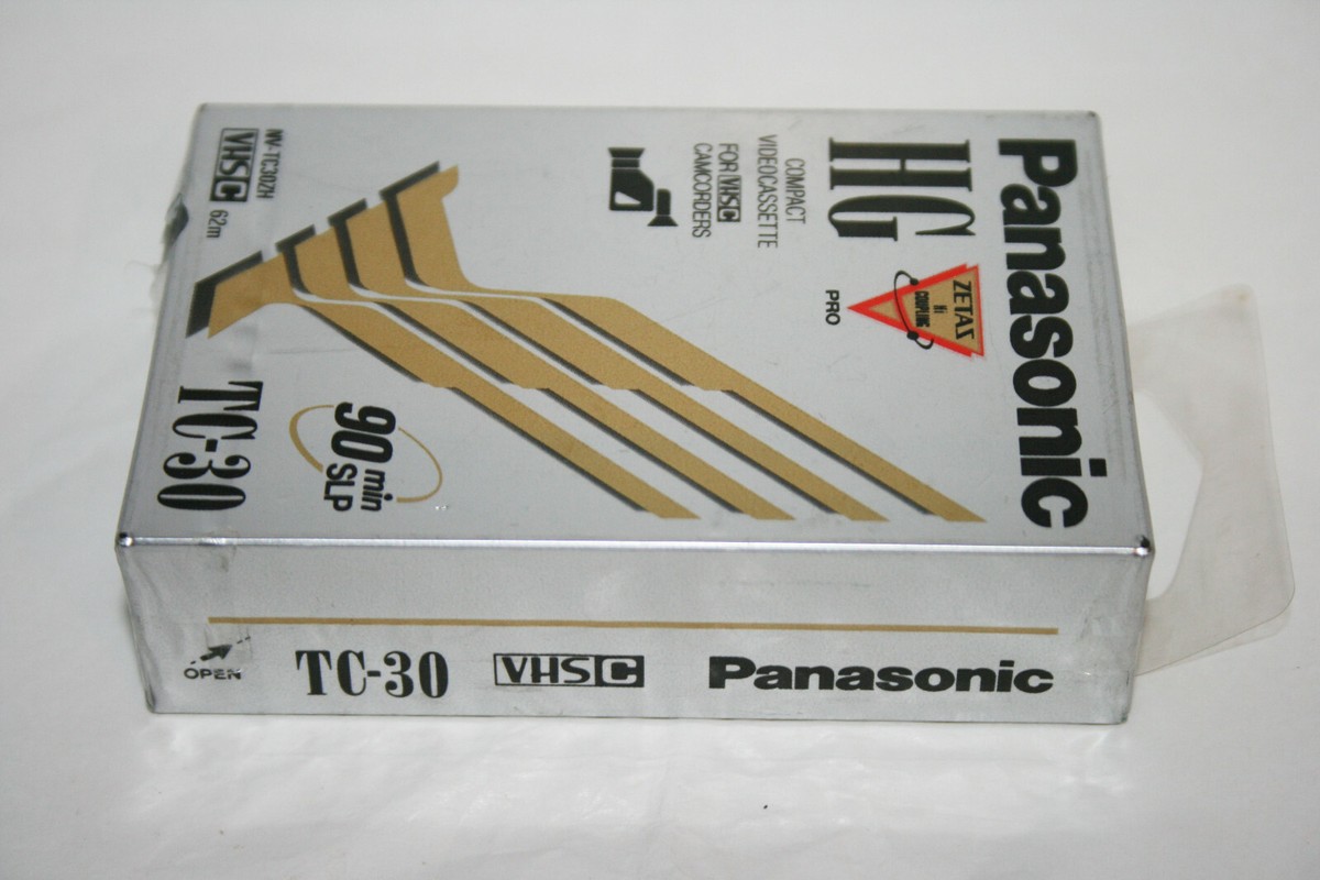 その他 Panasonic NV-TC30XHG NEW VTG Japan PANASONIC HG TC-30 Compact Videocassette VHSC