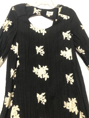 Beige by Eci Dress Black with Cream Embroidery Size M (E) | eBay Beige by Eci Dress Black with Cream Embroidery Size M (E) | eBay