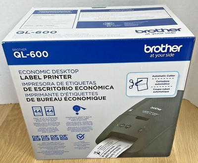 Brother QL-600  Label Printer Automatic Cutter 2.4'' Wide Labels New in Box