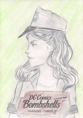 DC Comics Bombshells 2, Deborah Colares Sketchkarte 1/1