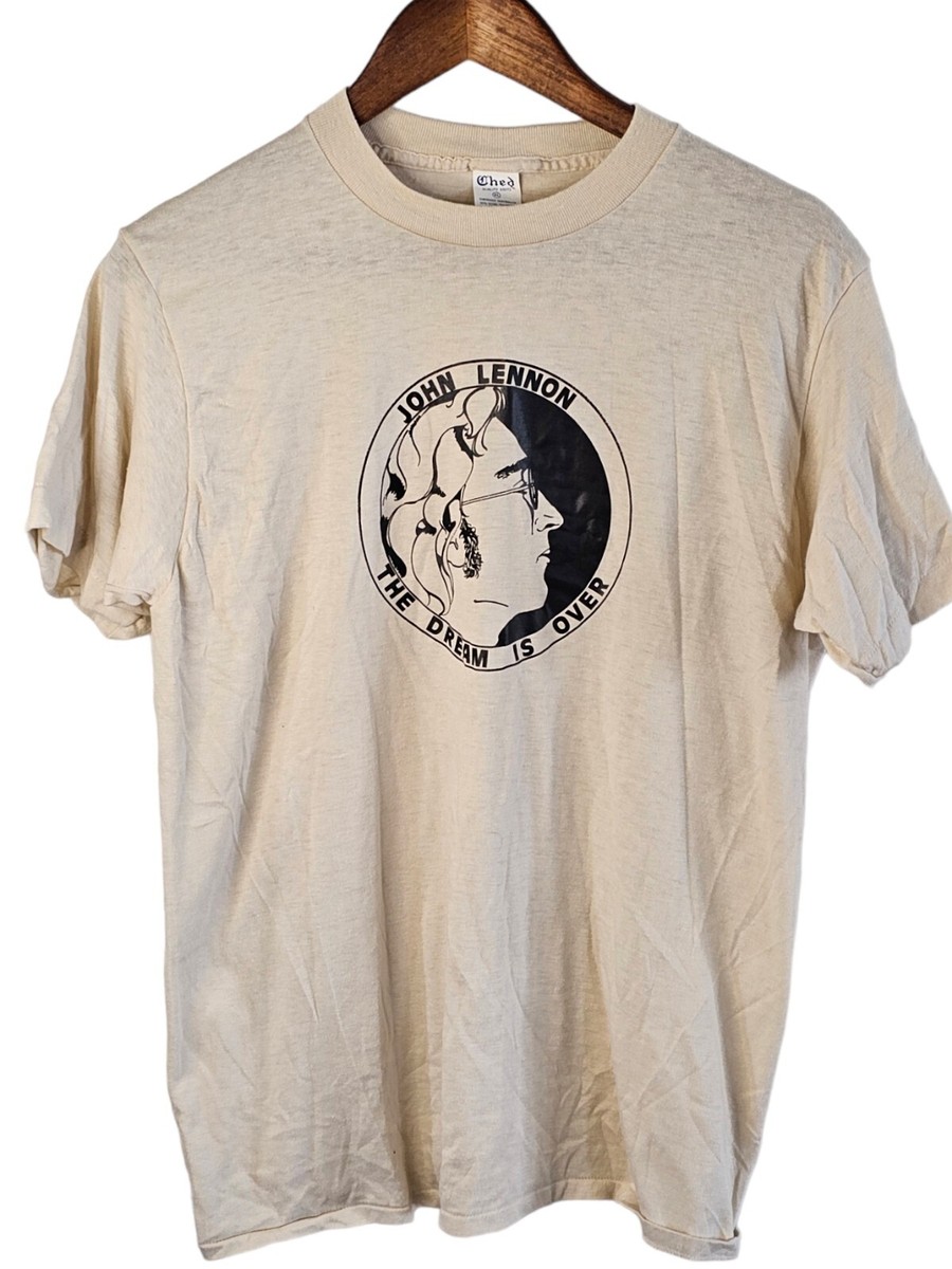 Ched Vintage John Lennon T Shirt 80s Made USA Beatles Music Dream