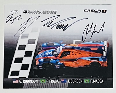 2025 Signed #74 Riley Ranch Resort LMP2 Hero Card Rolex 24 Daytona IMSA Oreca