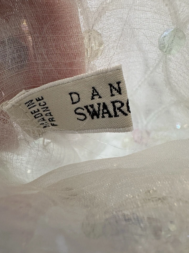 Mini bolso Daniel Swarovski Paris amarillo rosa azul verde cuentas de cristal satinado Foto 4 de 4