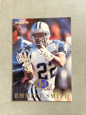 1995 Fleer TD Sensation Emmitt Smith 7 of 10 Nr. Mt. to Mt. Ungraded. Pre-owned.