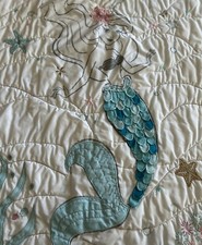 Disney Ariel Little Mermaid Sea Princess Baby Crib Comforter Nursery 32  x 42  