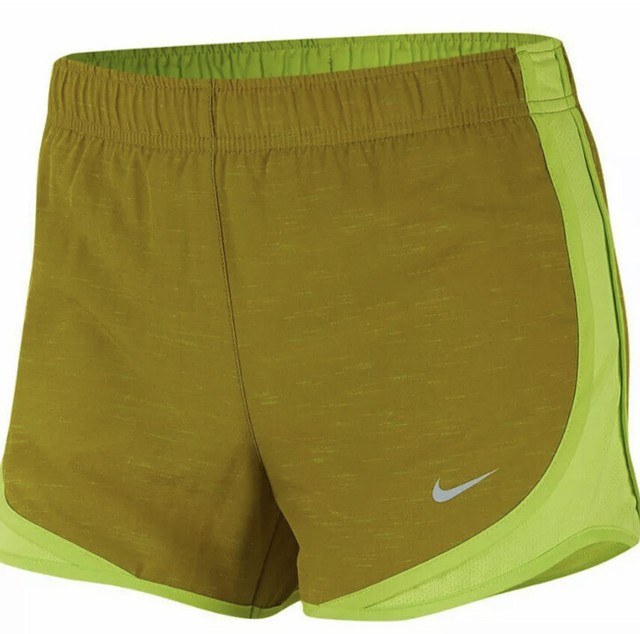 lime green nike shorts womens