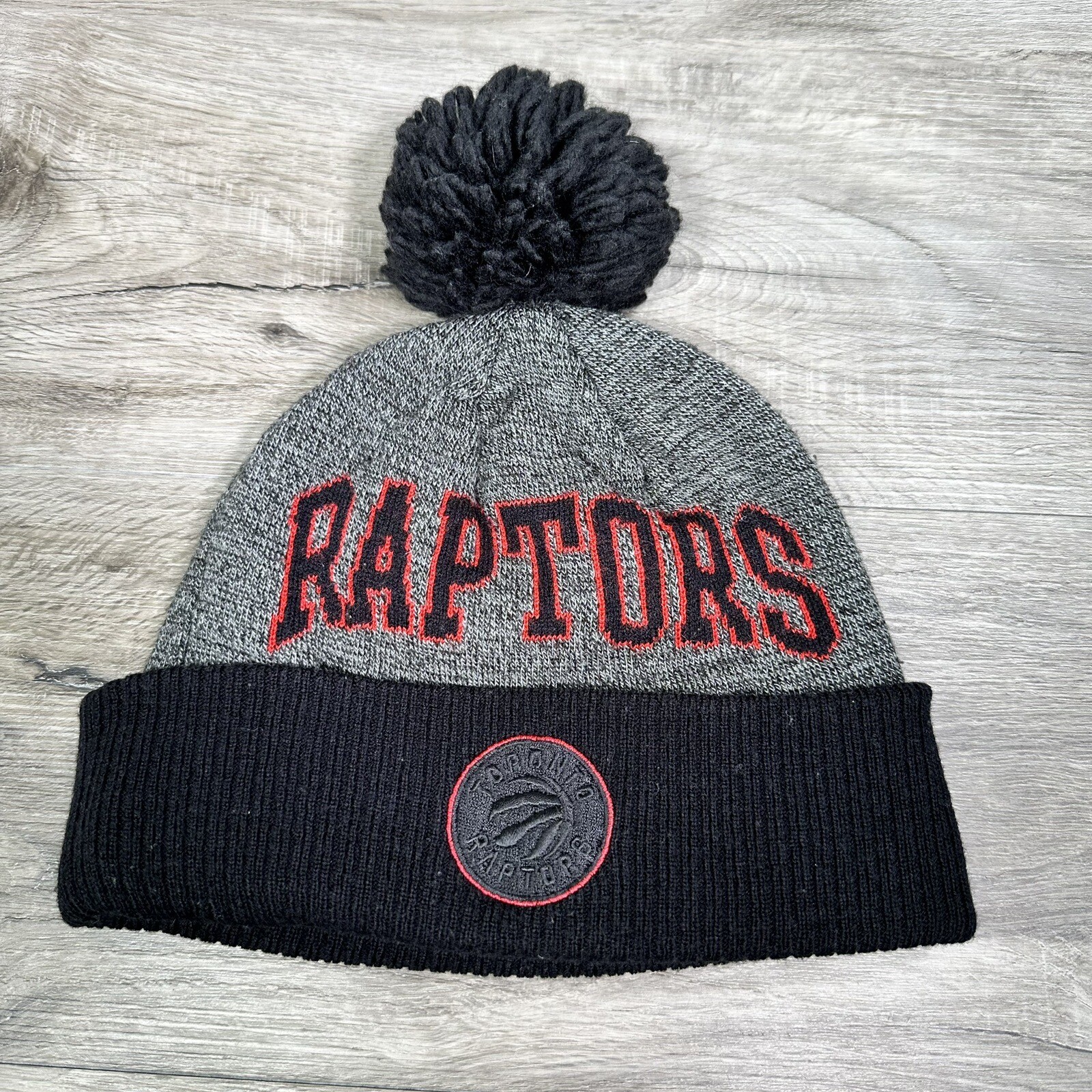 Mitchell & Ness NBA Basketball Toronto Raptors Beanie Winter Cap Hat Warm Logo