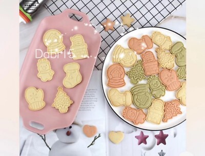 6 Weihnachten Ausstechformen Keksform Zum Selbermachen Kuchen Backen Werkzeug Weihnachten Dessert