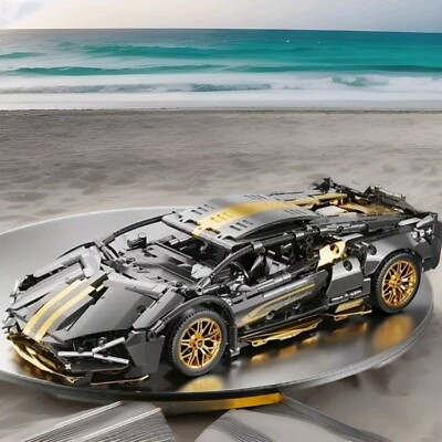 Building Blocks MOC Kit - Super Race Car Building Block Set - 1280 Pieces New