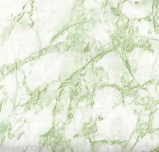 Green Marble Self Adhesive Vinyl Contact Paper Shelf Drawer Liner Peel Stick
