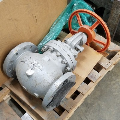 Kitz 300SCJS 6'' Globe Valve, WCB Body, 300 Class, CR13 Disc, CR13 Stem - USED