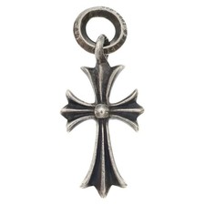 Chrome Hearts TINY CH CROSS Charm 925 P008112...
