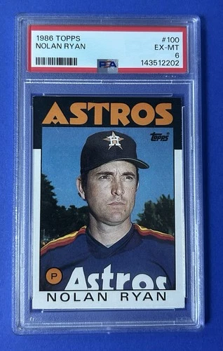 1986 Topps Nolan Ryan #100 PSA 6 EX-MT