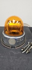Vintage Federal Signal Model 17 6volt Beacon Ray Amber Rotating Emergency Light