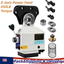 Power Feed Z-Axis for Bridgeport Knee Type Mill Machine 450 in-lb Torque 200RPM