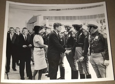 RARE Original Type 1 John F Kennedy 11/21/63 San Antonio Photo JFK Assassination