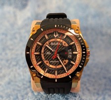 Bulova Precisionist 98B152 Rose Gold Men's