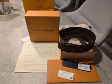 Original Louis Vuitton Damier Belt Brown Grap...