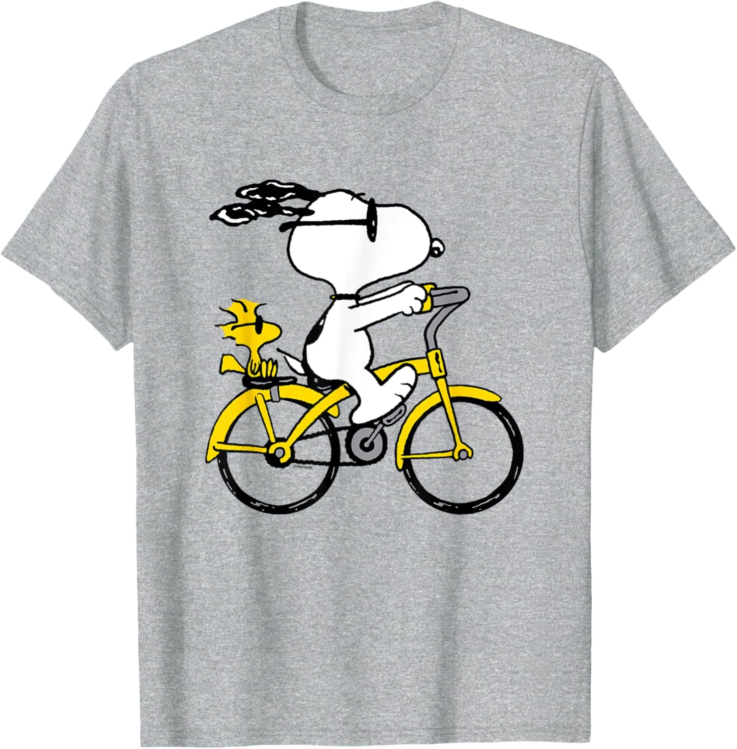 Snoopy and Woodstock Bike Ride Graphic Tee Hoodie