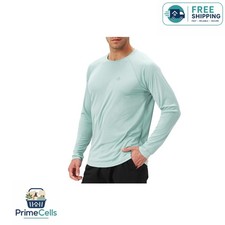 UPF 50 Sun Protection Rash Guard for Men - Moisture Wicking Quick Dry
