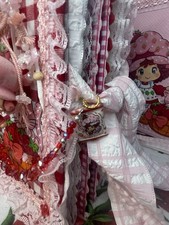 Strawberry Shortcake Junk Journal | Beaded Chain (Pocket Watch Style)