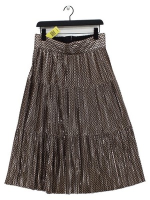 Ba&sh Damen Midi Rock M Multi Geometrisch 100% Polyester Midi Plissee