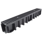 Entwässerungsrinne Kunststoffrost Gitter 14,8 cm B125 - Ablaufrinne - Regenrinne