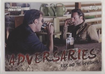 2017 Topps The Walking Dead Evolution Adversaries Rick vs Governor #AD-1 0g03