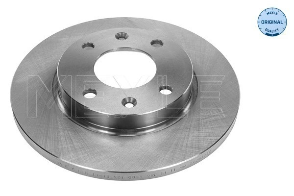 Jeu de 2 disques de frein Meyle 11-15 521 0036 pour Citroën et Peugeot