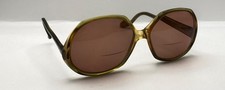 Vintage M/C Brown Translucent Oval Sunglasses FRAMES ONLY USA