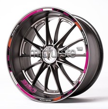 Jeu d'autocollants autocollants de jante de roue de moto 21''18'' 990 Adventu...