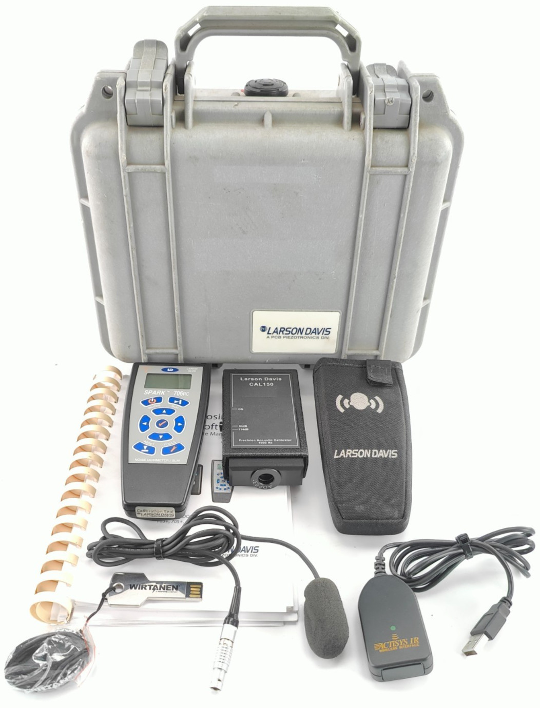 Larson Davis Spark 706RC Noise Dosimeter KIT W/CASE + CAL150 Acoustic Calibrator