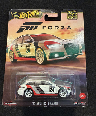 Hot Wheels Pop Culture Forza '17 Audi RS 6 Avant 1:64 Diecast Real Riders