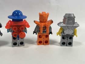 LEGO Minifigure Lot Of 5 Nexo Knights, Galaxy Patrol Squad, Ultra Agent - Read
