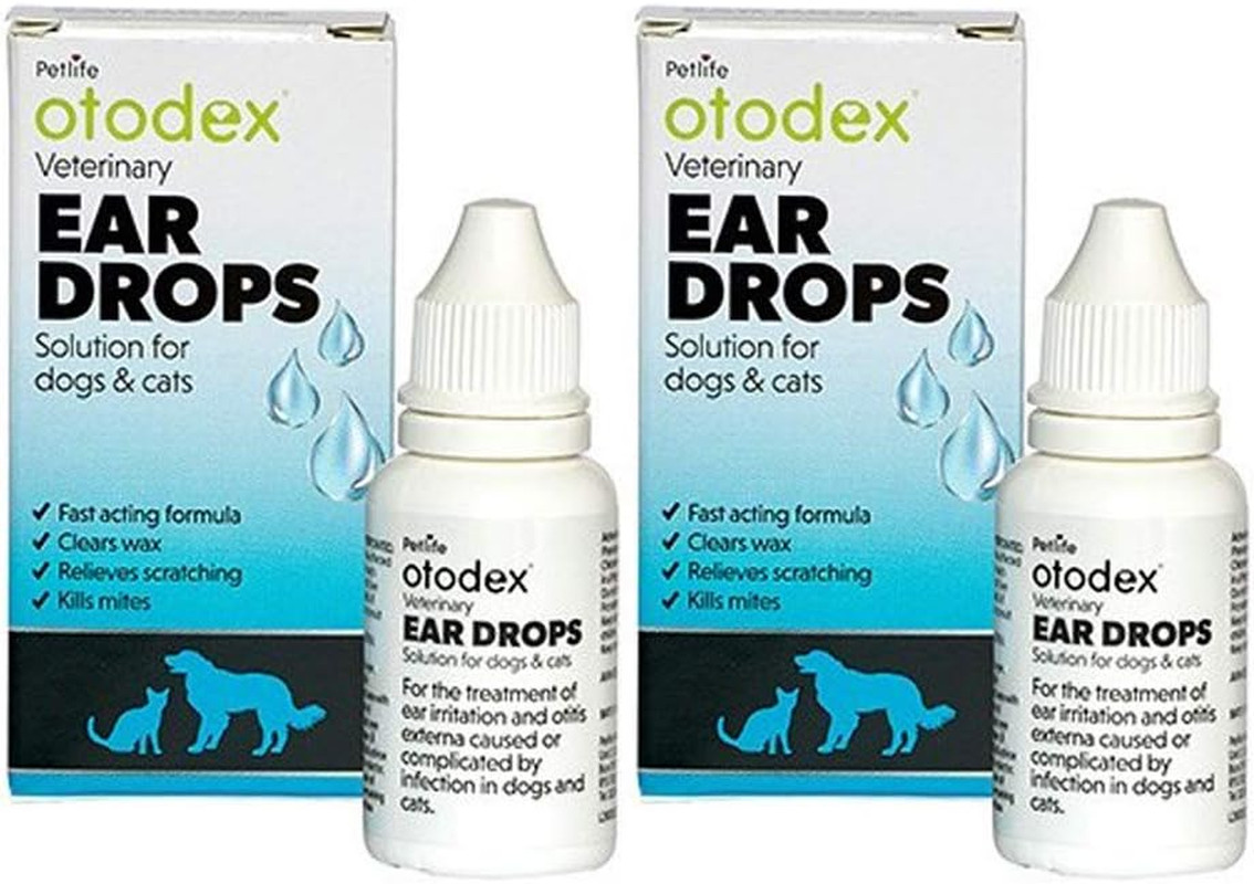 2X (OTODEX) Veterinary Ear Drops 14Ml