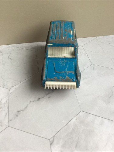 Vintage TootsieToy 1970 Ford Bronco Blue Metal Plastic Buckin' Bronco Loose I12 - Picture 2 of 5